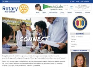 Screenshot of Rotary 5220 Website